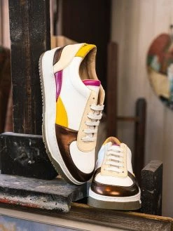 Minuit Sur Terre Aveiro Vegan Leather Trainers | Summer Evening