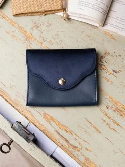 Minuit Sur Terre Virtuose Apple Leather Vegan Purse | Midnight Blue Accessories