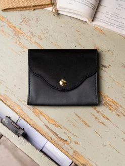 Minuit Sur Terre Virtuose Grape Leather Vegan Purse | Black