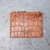 Minuit Sur Terre Accessories Vivace Vegan Leather Card Holder | Camel Croc