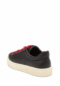 Mireia Playà Shoes Idris Recycled Vegan Leather Trainer | Black