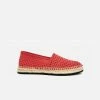 Mireia Playà Jute Lined Vegan Suede Espadrilles | Red Shoes