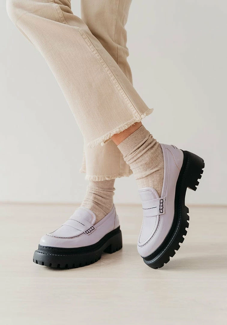 Mireia Playà Lucia Napa Vegan Leather Loafers | Lilac 4 Mireia Playà Lucia Napa Vegan Leather Loafers | Lilac