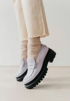 Mireia Playà Lucia Napa Vegan Leather Loafers | Lilac 9 Mireia Playà Lucia Napa Vegan Leather Loafers | Lilac