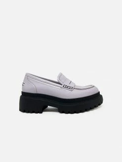 Mireia Playà Lucia Napa Vegan Leather Loafers | Lilac