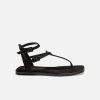 Mireia Playà Julieta Vegan Satin Strap Sandals | Black