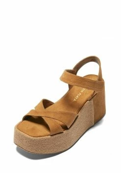 Mireia Playà Shoes Marta Vegan Suede Platform Sandals | Camel 11 Mireia Playà Shoes Marta Vegan Suede Platform Sandals | Camel