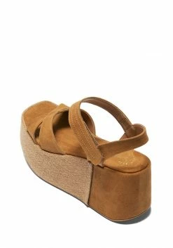 Mireia Playà Shoes Marta Vegan Suede Platform Sandals | Camel 12 Mireia Playà Shoes Marta Vegan Suede Platform Sandals | Camel