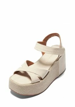 Mireia Playà Marta Vegan Suede Platform Sandals | Taupe Shoes