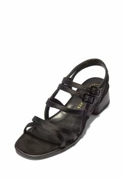 Mireia Playà Maxime Vegan Satin Strap Sandals | Black 11 Mireia Playà Maxime Vegan Satin Strap Sandals | Black