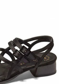 Mireia Playà Maxime Vegan Satin Strap Sandals | Black 13 Mireia Playà Maxime Vegan Satin Strap Sandals | Black