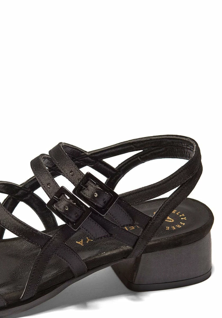Mireia Playà Maxime Vegan Satin Strap Sandals | Black 8 Mireia Playà Maxime Vegan Satin Strap Sandals | Black