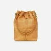 MURMALI Gamma Handcrafted Cork Vegan Bucket Backpack | Natural Bags