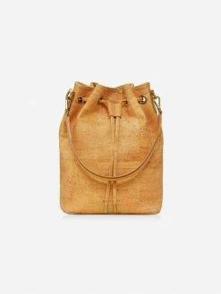 MURMALI Gamma Handcrafted Cork Vegan Bucket Backpack | Natural Bags