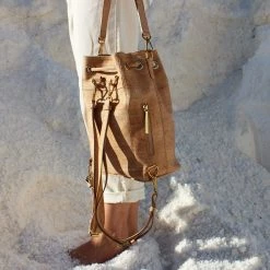 MURMALI Gamma Handcrafted Cork Vegan Bucket Backpack | Natural Bags