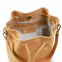 MURMALI Gamma Handcrafted Cork Vegan Bucket Backpack | Natural Bags