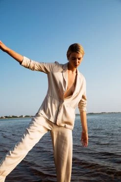 Neu Nomads Clothing Allie TENCEL™ Modal Vegan Silk Ankle Trousers | Multiple Colours