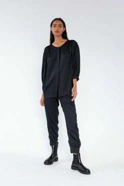 Neu Nomads Clothing Allie TENCEL™ Modal Vegan Silk Ankle Trousers | Multiple Colours