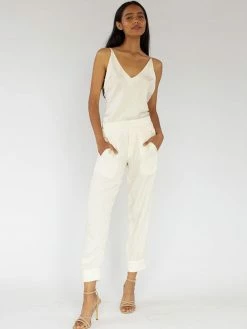 Neu Nomads Clothing Allie TENCELâ„¢ Modal Vegan Silk Ankle Trousers | Multiple Colours