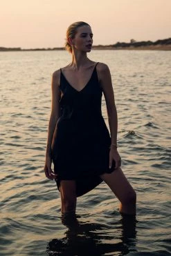 Neu Nomads Bias Cut Lightweight TENCEL™ Modal Vegan Silk Slip Dress | Multiple Colours Clothing