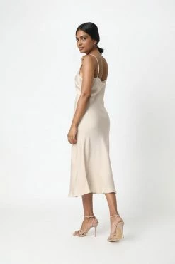 Neu Nomads Bias Cut Lightweight TENCEL™ Modal Vegan Silk Slip Dress | Multiple Colours Clothing