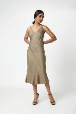 Neu Nomads Bias Cut Lightweight TENCEL™ Modal Vegan Silk Slip Dress | Multiple Colours Clothing