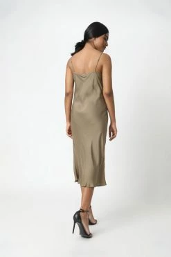 Neu Nomads Bias Cut Lightweight TENCEL™ Modal Vegan Silk Slip Dress | Multiple Colours Clothing