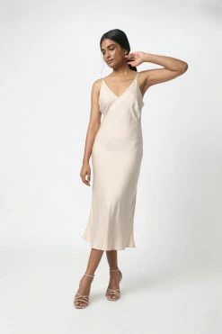 Neu Nomads Bias Cut Lightweight TENCEL™ Modal Vegan Silk Slip Dress | Multiple Colours Clothing