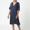 Neu Nomads Carmel V-Neck TENCEL™ Modal Vegan Silk Dress | Multiple Colours Clothing
