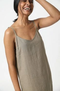 Neu Nomads Clothing Easy Linen Vegan Slip Dress | Multiple Colours