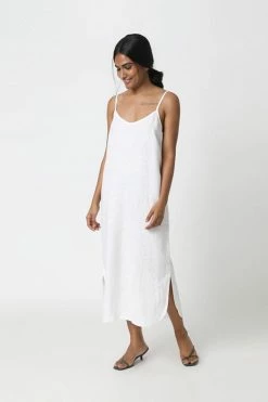 Neu Nomads Clothing Easy Linen Vegan Slip Dress | Multiple Colours