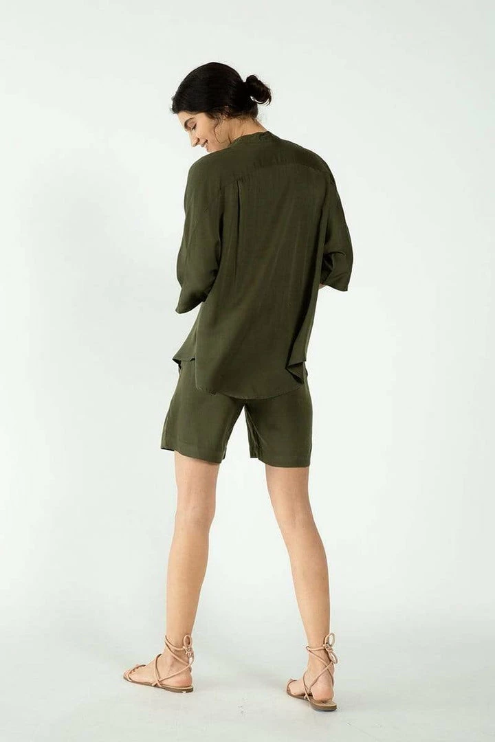 Neu Nomads Kerala TENCEL™ Modal 3/4 Sleeve V-Neck Blouse | Multiple Colours 23 Neu Nomads Kerala TENCEL™ Modal 3/4 Sleeve V-Neck Blouse | Multiple Colours