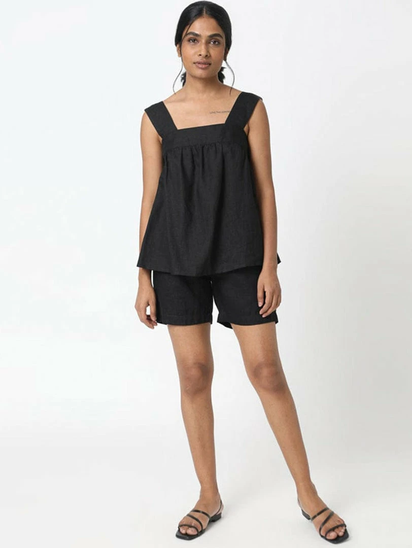 Neu Nomads La Jolla Sleeveless Linen Pullover Top | Multiple Colours Clothing 3 Neu Nomads La Jolla Sleeveless Linen Pullover Top | Multiple Colours Clothing