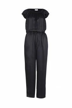 Neu Nomads Clothing Mia TENCEL™ Modal Vegan Silk Jumpsuit | Black
