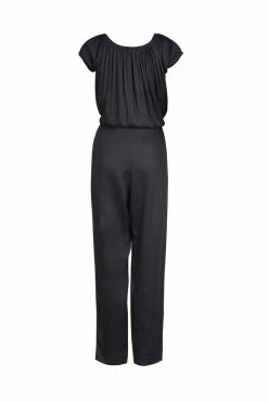 Neu Nomads Clothing Mia TENCEL™ Modal Vegan Silk Jumpsuit | Black