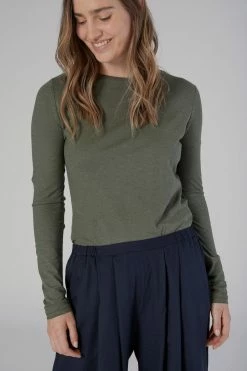 Neu Nomads Organic Cotton & SeaCell™ Long Sleeve Crewneck Tee | Multiple Colours Clothing