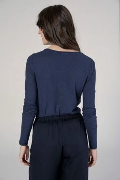 Neu Nomads Organic Cotton & SeaCell™ Long Sleeve Crewneck Tee | Multiple Colours Clothing