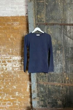 Neu Nomads Organic Cotton & SeaCell™ Long Sleeve Crewneck Tee | Multiple Colours Clothing