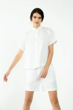 Neu Nomads Riga Linen Pull On Shorts | Multiple Colours 40 Neu Nomads Riga Linen Pull On Shorts | Multiple Colours