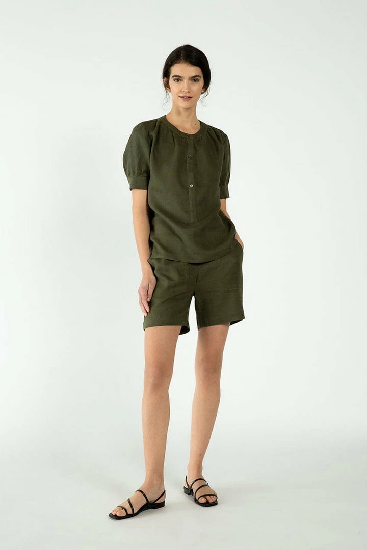 Neu Nomads Riga Linen Pull On Shorts | Multiple Colours 24 Neu Nomads Riga Linen Pull On Shorts | Multiple Colours