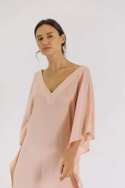 Neu Nomads Clothing Sayulita TENCEL™ Vegan Silk V-Neck Kaftan | Multiple Colours