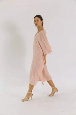 Neu Nomads Clothing Sayulita TENCEL™ Vegan Silk V-Neck Kaftan | Multiple Colours
