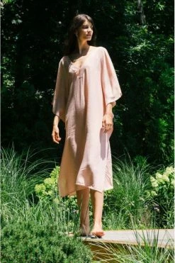 Neu Nomads Clothing Sayulita TENCEL™ Vegan Silk V-Neck Kaftan | Multiple Colours