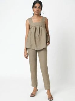 Neu Nomads Tyler Linen Pull On Trousers | Multiple Colours