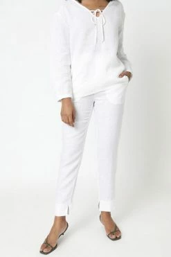 Neu Nomads Tyler Linen Pull On Trousers | Multiple Colours