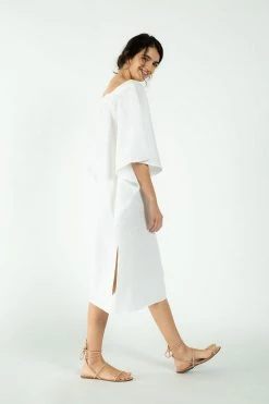 Neu Nomads Clothing V-Neck Formentera Linen Kaftan | Multiple Colours