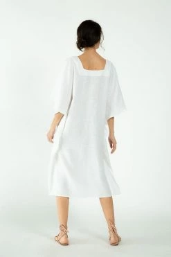 Neu Nomads Clothing V-Neck Formentera Linen Kaftan | Multiple Colours