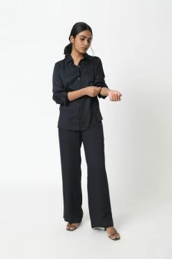 Neu Nomads Wide Leg TENCEL™ Vegan Silk Palazzo Trousers | Multiple Colours 47 Neu Nomads Wide Leg TENCEL™ Vegan Silk Palazzo Trousers | Multiple Colours