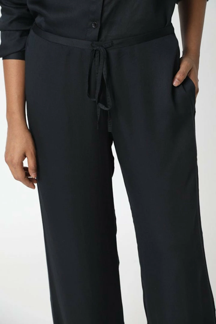 Neu Nomads Wide Leg TENCEL™ Vegan Silk Palazzo Trousers | Multiple Colours 8 Neu Nomads Wide Leg TENCEL™ Vegan Silk Palazzo Trousers | Multiple Colours