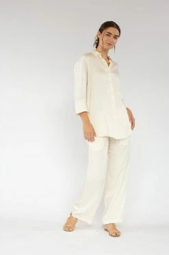 Neu Nomads Wide Leg TENCEL™ Vegan Silk Palazzo Trousers | Multiple Colours 71 Neu Nomads Wide Leg TENCEL™ Vegan Silk Palazzo Trousers | Multiple Colours